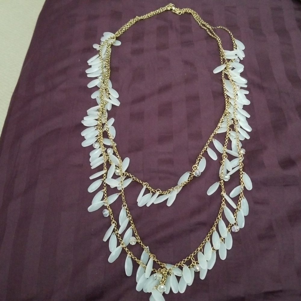Fashion necklace long 3 layer